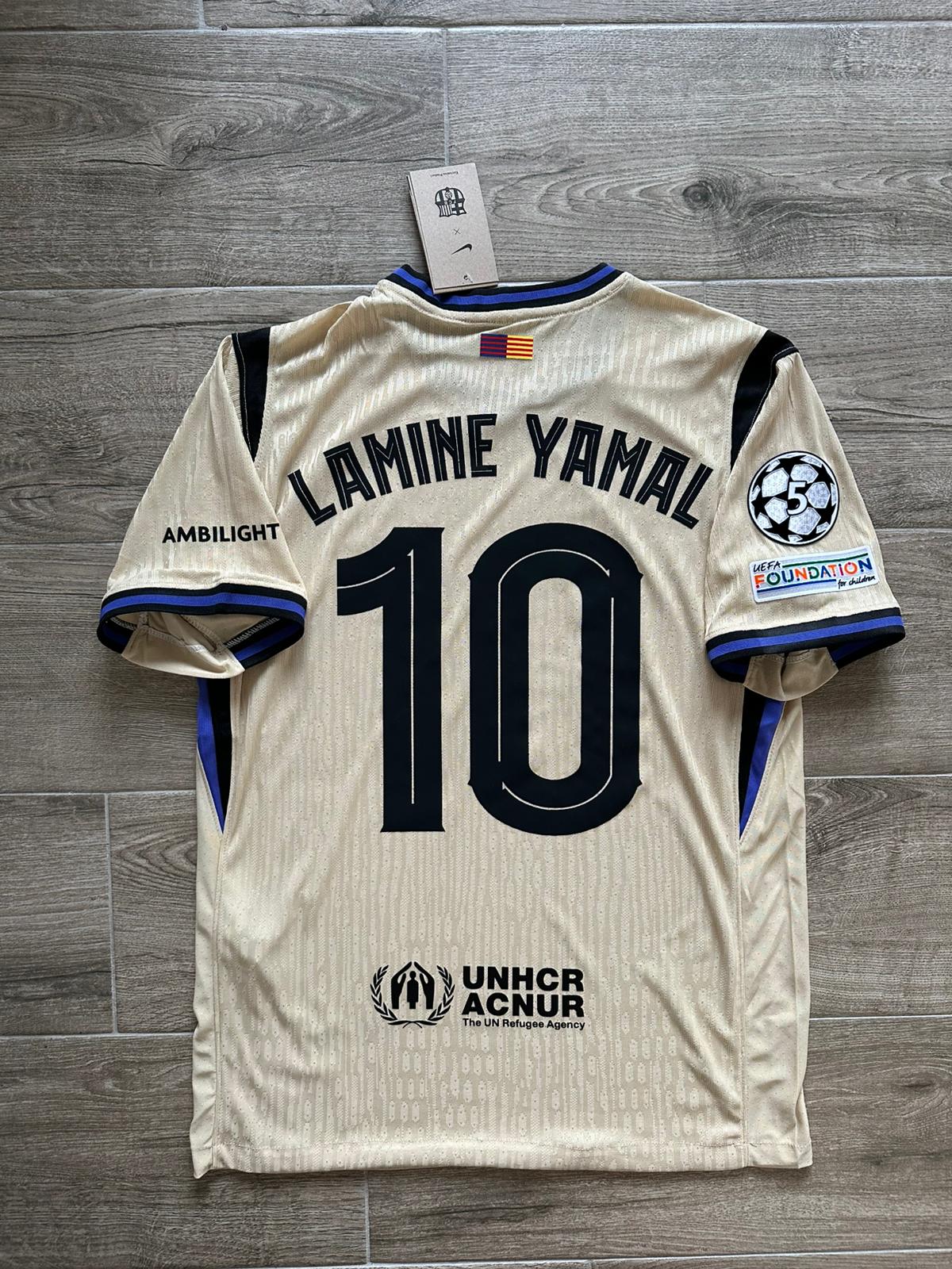 Barcelona 2025-2026 Deplasman “Lamine Yamal” forması.